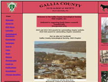 Tablet Screenshot of galliagenealogy.org
